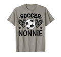 Soccer Nonnie Hearts Nonnie Soccer T-Shirt - Novelty Apparel Men Women - T-Shirt, Sweatshirt, Hoodie