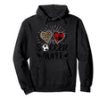 Soccer Aunt Buffalo Plaid Mothers Day Hoodie - Novelty Apparel for Adults - T-Shirt, Sweatshirt, Hoodie
