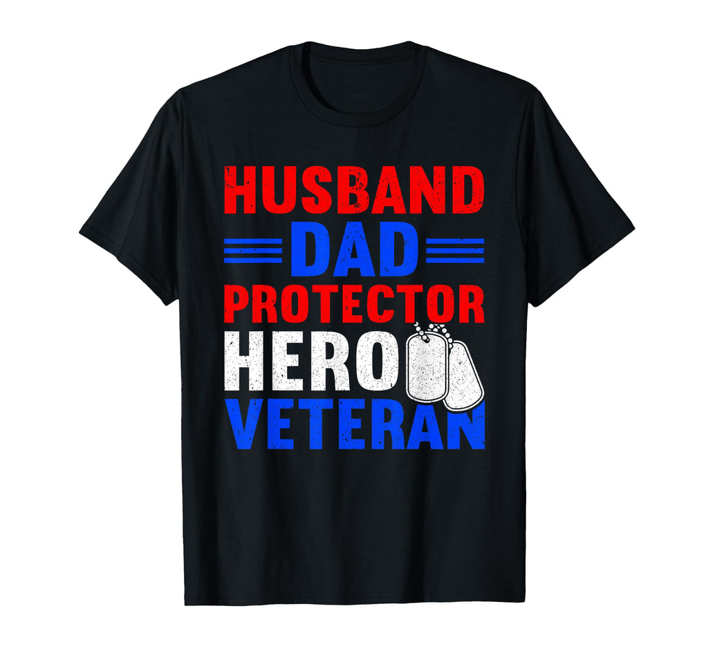 Husband Dad Protector Hero Proud T-Shirt - Aesthetic Graphic for Adults - T-Shirt, Sweatshirt, Hoodie