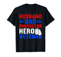 Husband Dad Protector Hero Proud T-Shirt - Aesthetic Graphic for Adults - T-Shirt, Sweatshirt, Hoodie