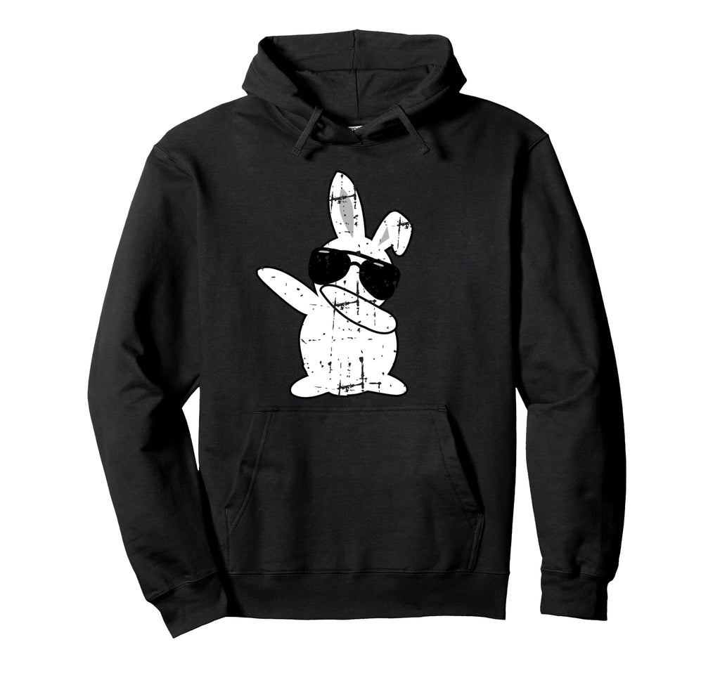 Dabbing Bunny Easter Outfit Dad And Son Hoodie - Novelty Apparel Men Women - T-Shirt, Sweatshirt, Hoodie