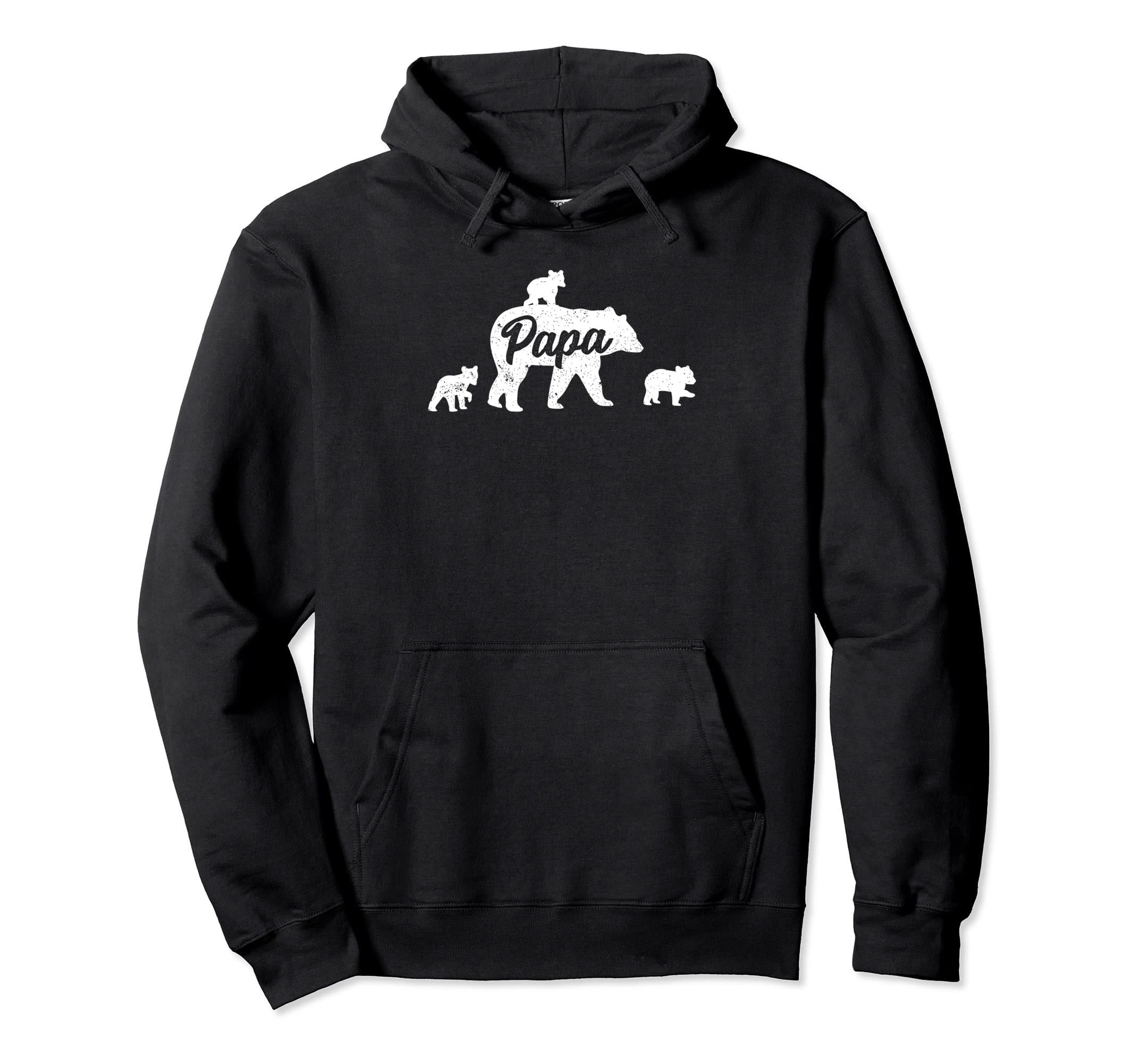 Papa Bear 3 Cubs Fathers Day Hoodie - Novelty Apparel for Adults - T-Shirt, Sweatshirt, Hoodie