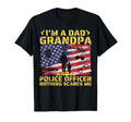 Im Dad Grandpa And Police Officer Fathers T-Shirt - Graphic Print Unisex - T-Shirt, Sweatshirt, Hoodie