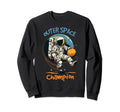 Outer Space Soccer Champion Funny And Sweatshirt - Graphic Print Men Women - T-Shirt, Sweatshirt, Hoodie
