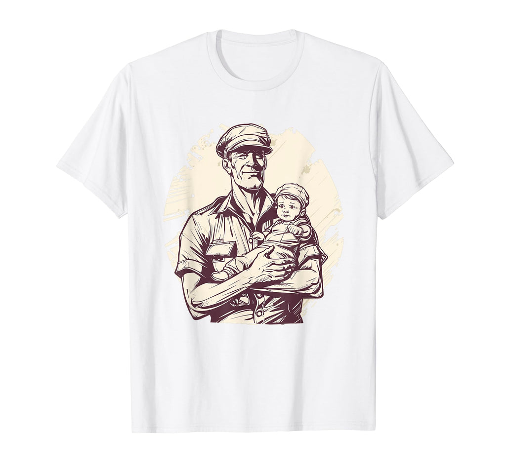 Dad Grandpa Veteran Veterans American T-Shirt - Custom Art Print Men Women - T-Shirt, Sweatshirt, Hoodie