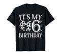 Its My Six 6Th Birthday Soccer Bday T-Shirt - Custom Art Print Men Women - T-Shirt, Sweatshirt, Hoodie