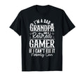 Dad Grandpa And Retired Gamer Funny T-Shirt - Fun Novelty Design Unisex - T-Shirt, Sweatshirt, Hoodie
