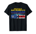 Puerto Rico Colombia Flag Half Puerto T-Shirt - Trendy Graphic for Adults - T-Shirt, Sweatshirt, Hoodie