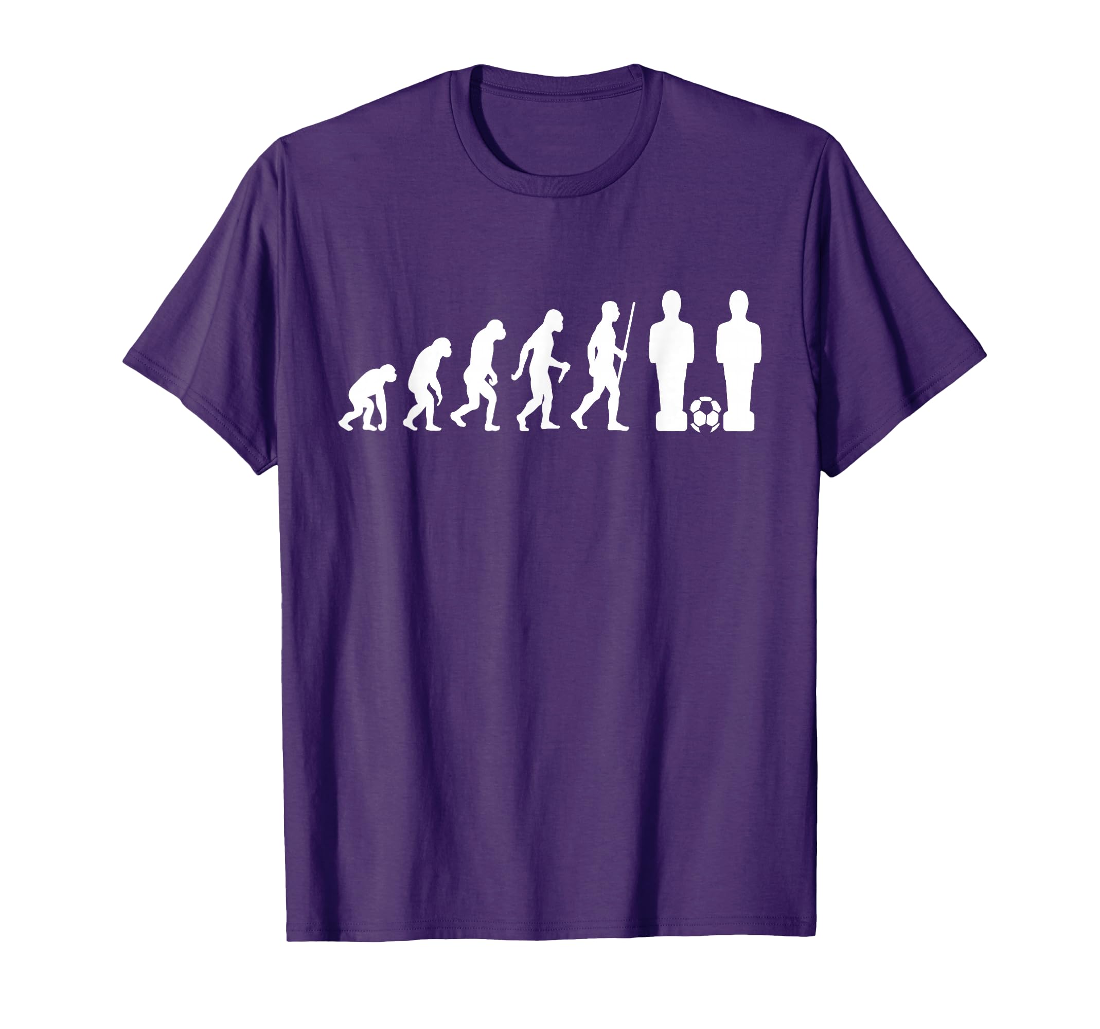 Foosball Evolution Football Table Soccer T-Shirt - Minimalist Print Unisex - T-Shirt, Sweatshirt, Hoodie