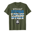 Proud Stepdad Police Officer Thin Blue T-Shirt - Streetwear Style Unisex - T-Shirt, Sweatshirt, Hoodie