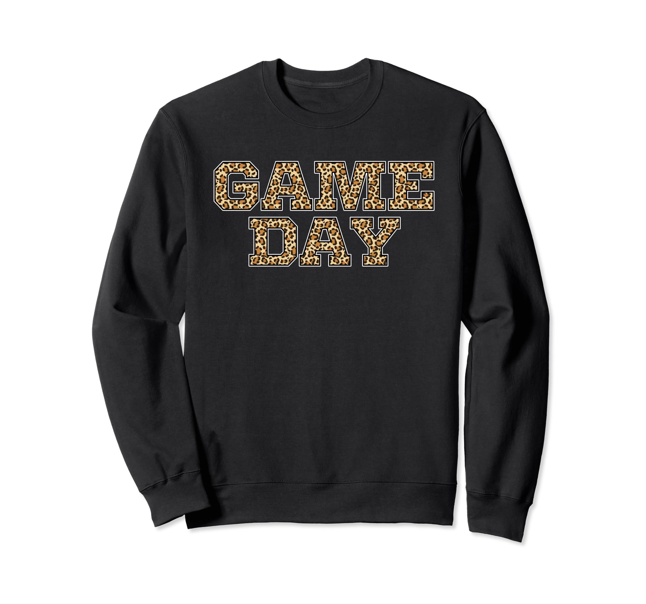 Game Day Leopard Animal Sports Sweatshirt - Fun Novelty Design for Adults - T-Shirt, Sweatshirt, Hoodie