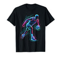 Neon Basketball Player Basketballer T-Shirt - Custom Art Print Men Women - T-Shirt, Sweatshirt, Hoodie