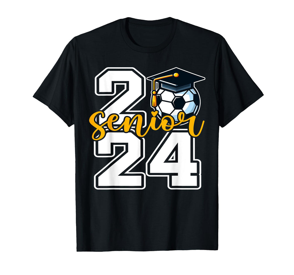 Senior 2024 Soccer Senior Class T-Shirt - Casual Everyday Wear for Adults - T-Shirt, Sweatshirt, Hoodie