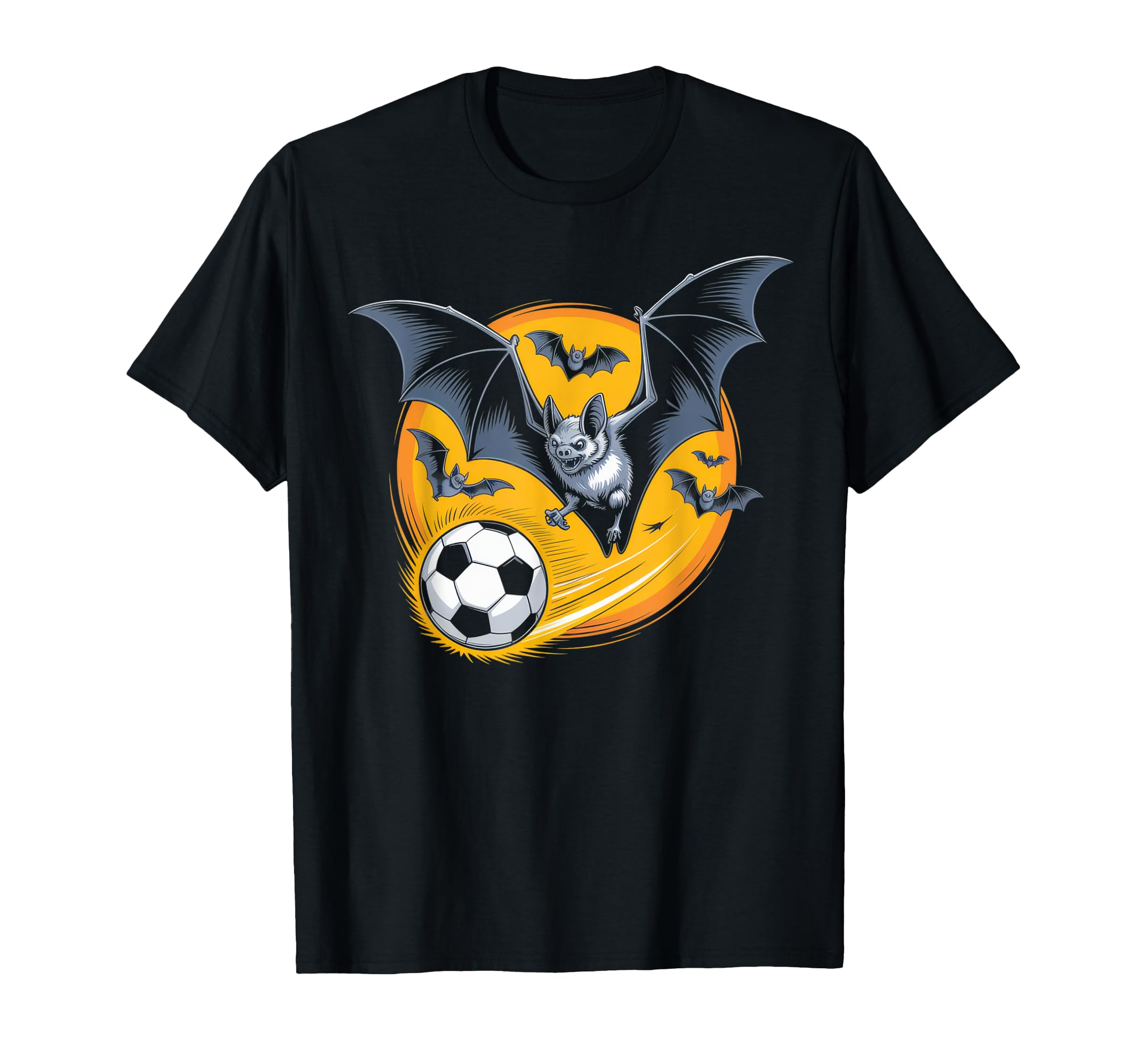 No Visible Text Detected Bat Soccer T-Shirt - Aesthetic Graphic for Adults - T-Shirt, Sweatshirt, Hoodie