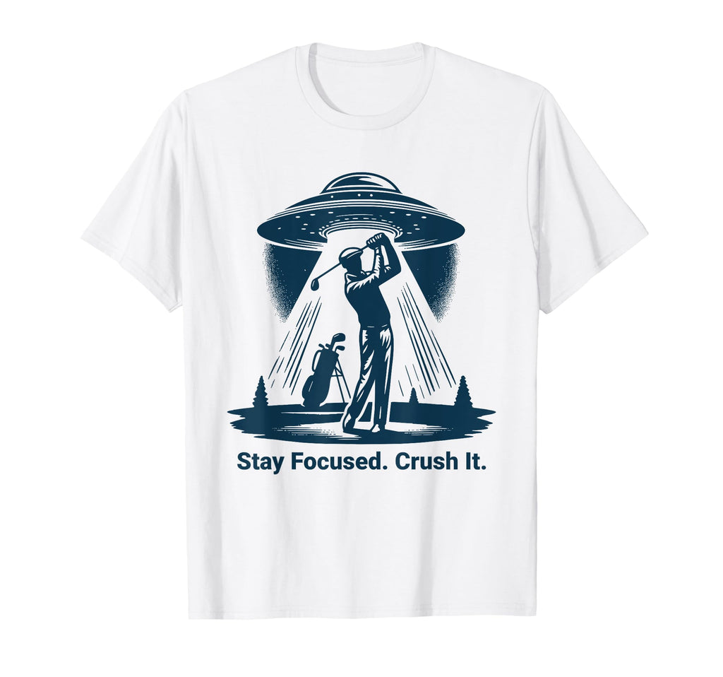 Funny Golf Sci Fi Motivational T-Shirt - Fun Novelty Design Men Women - T-Shirt, Sweatshirt, Hoodie