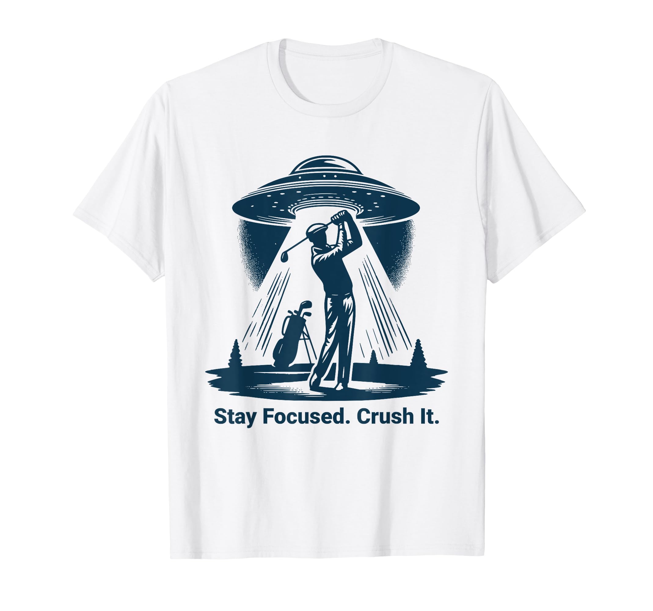 Funny Golf Sci Fi Motivational T-Shirt - Fun Novelty Design Men Women - T-Shirt, Sweatshirt, Hoodie