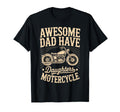 Awesome Dad Have Daughters Motorcycle T-Shirt - Aesthetic Graphic Unisex - T-Shirt, Sweatshirt, Hoodie
