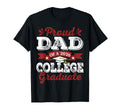 Proud Dad 2026 Graduate College T-Shirt - Minimalist Print Unisex - T-Shirt, Sweatshirt, Hoodie