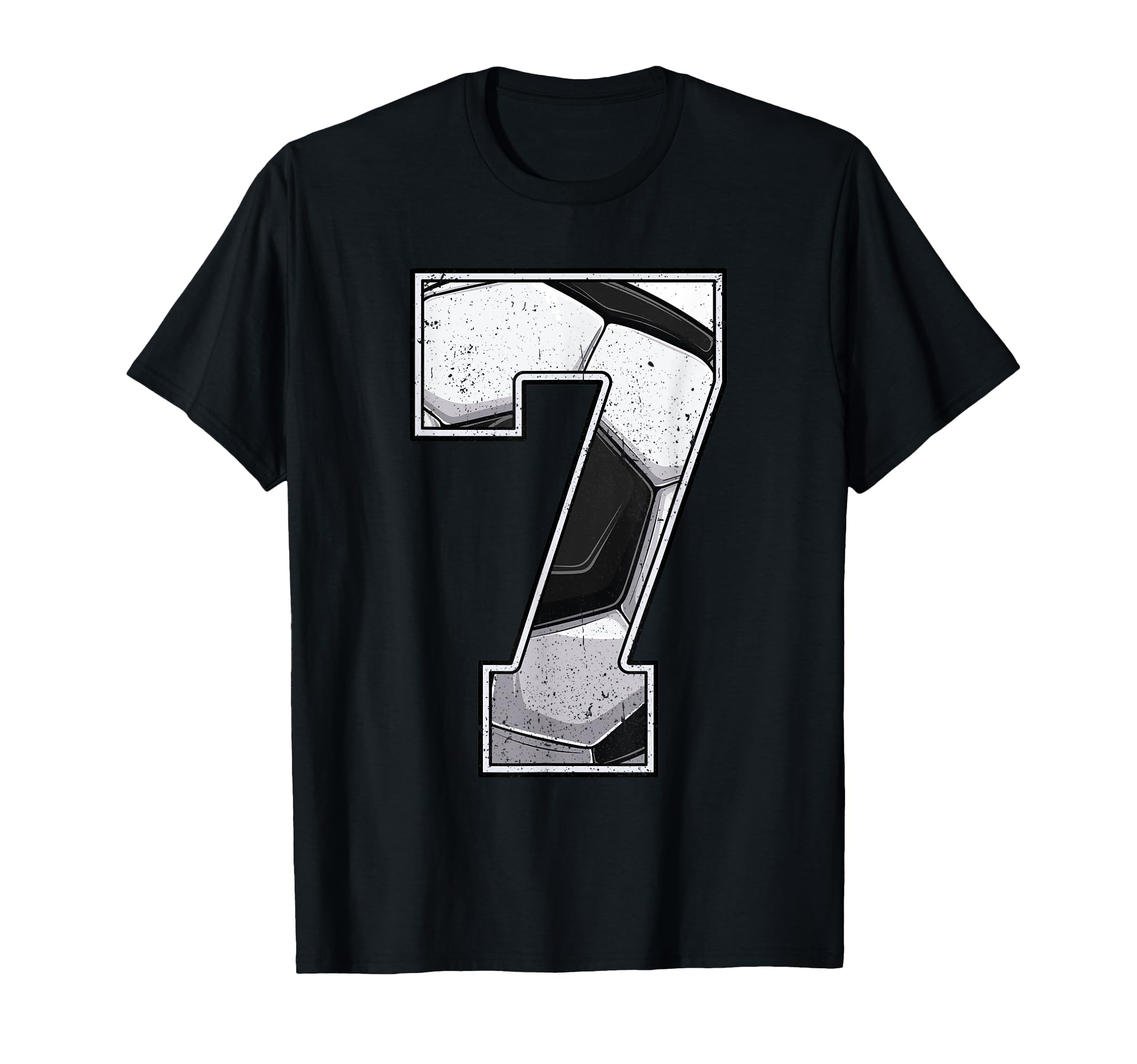 Soccer Second 7Th Birthday 7 T-Shirt - Casual Everyday Wear Men Women - T-Shirt, Sweatshirt, Hoodie