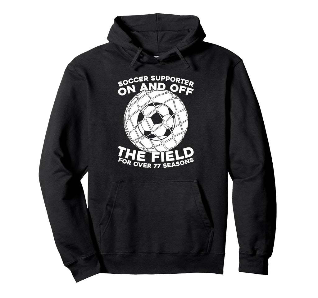 77 Years Old Player Team Sports Hoodie - Aesthetic Graphic Men Women - T-Shirt, Sweatshirt, Hoodie