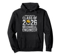 Proud Dad Class 2026 Mechanical Hoodie - Aesthetic Graphic for Adults - T-Shirt, Sweatshirt, Hoodie
