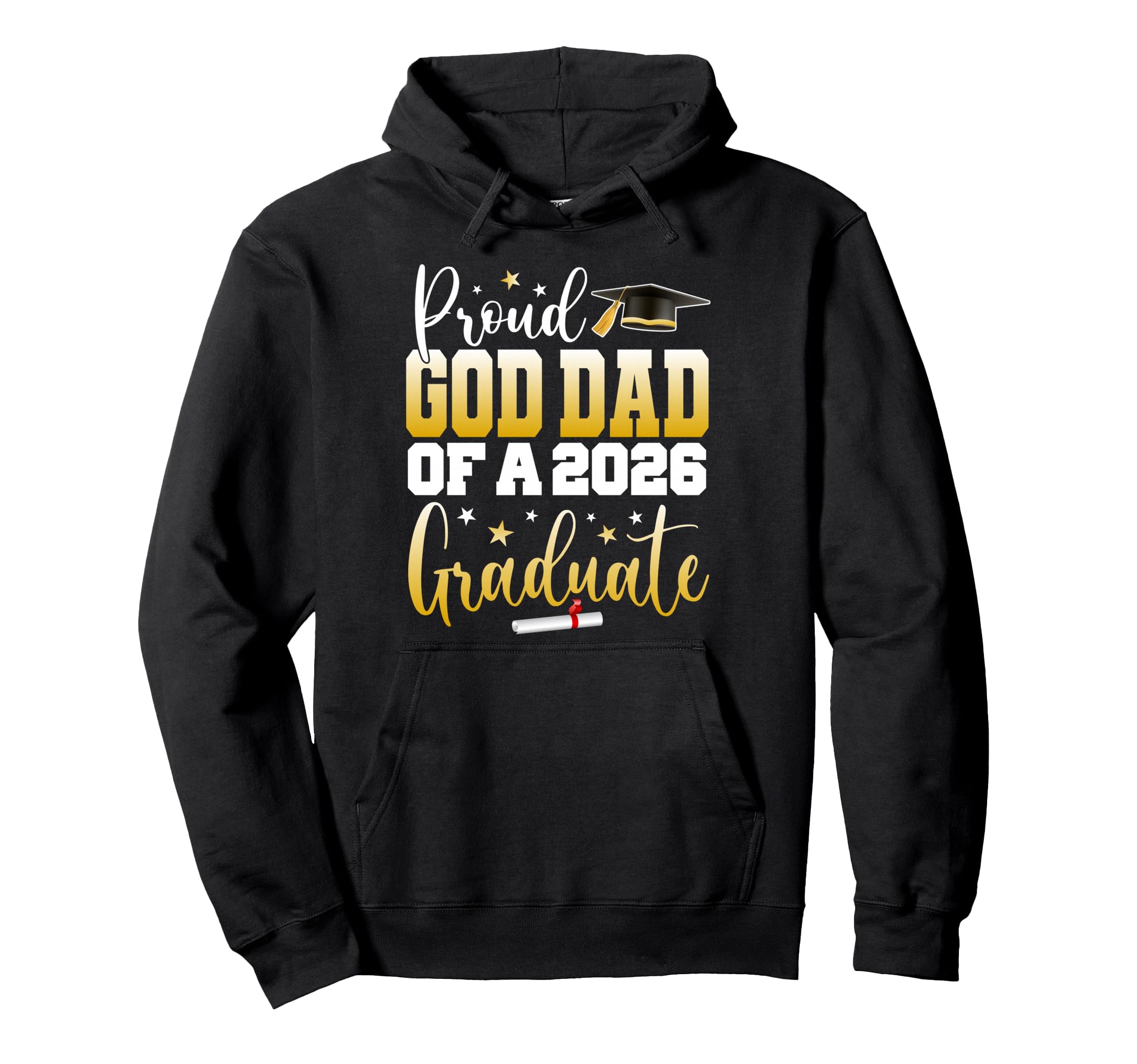 Senior 2026 Proud God Dad Class 2026 Hoodie - Graphic Print Men Women - T-Shirt, Sweatshirt, Hoodie