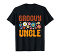 Groovy Uncle Fathers Day Hippie T-Shirt - Aesthetic Graphic Men Women - T-Shirt, Sweatshirt, Hoodie