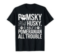 Pomsky Lover Pomsky Dog Breed Funny T-Shirt - Streetwear Style for Adults - T-Shirt, Sweatshirt, Hoodie
