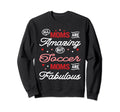 Soccer Mom Designs Hoodie - Trendy Graphic Unisex - T-Shirt, Sweatshirt, Hoodie