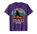Flag Football Dad Sport Ball Fathers Day T-Shirt - Novelty Apparel Unisex - T-Shirt, Sweatshirt, Hoodie