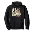 Raccoon Dad Best Dad Bod Daddy Papa Hoodie - Aesthetic Graphic Men Women - T-Shirt, Sweatshirt, Hoodie
