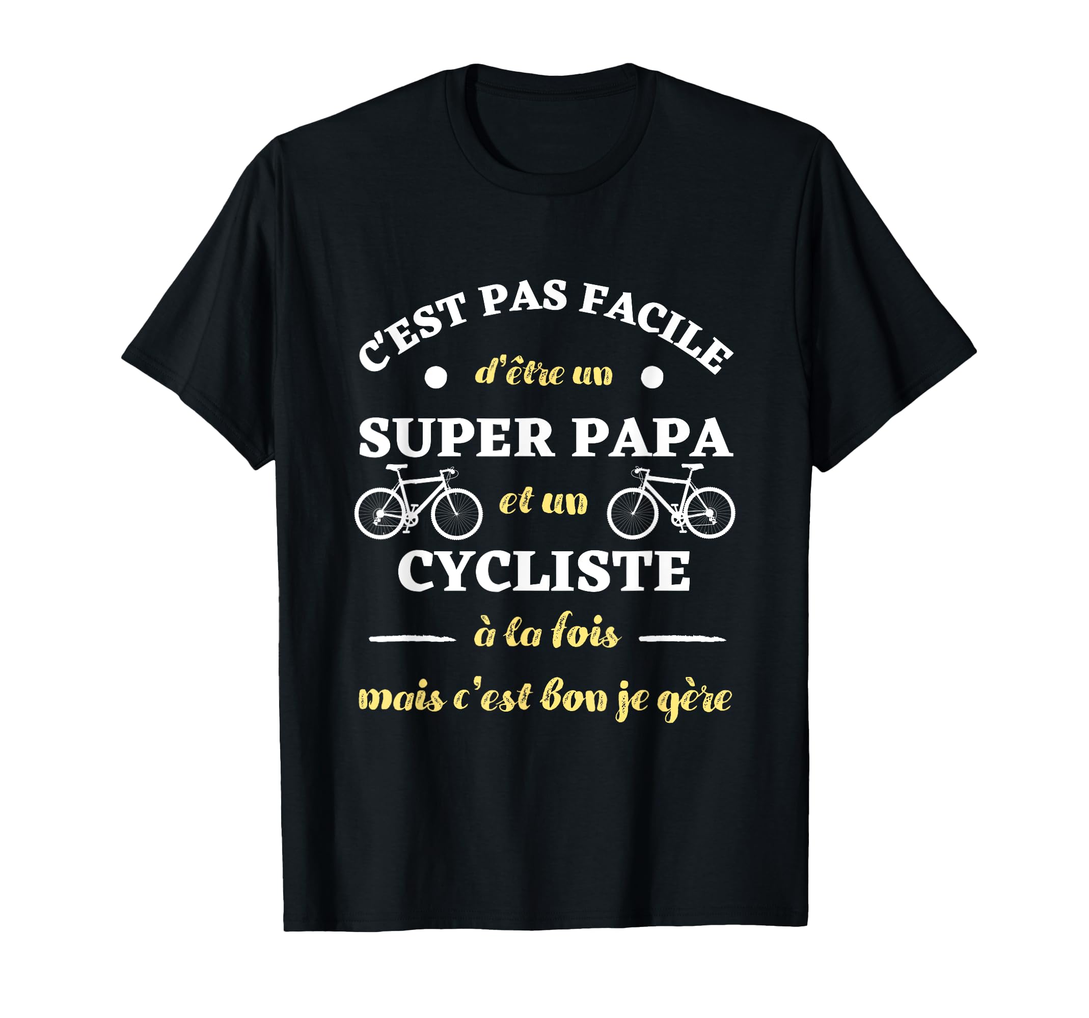 Super Dad Cycling Humour Mens Funny T-Shirt - Minimalist Print Men Women - T-Shirt, Sweatshirt, Hoodie