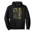 Camo Dad American Flag Camouflage Dad Hoodie - Custom Art Print for Adults - T-Shirt, Sweatshirt, Hoodie