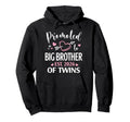 Promoted To Big Brother Twins Est 2026 Hoodie - Trendy Graphic Unisex - T-Shirt, Sweatshirt, Hoodie