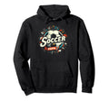 Soccer Papa Family Matching Dad Hoodie - Custom Art Print Men Women - T-Shirt, Sweatshirt, Hoodie