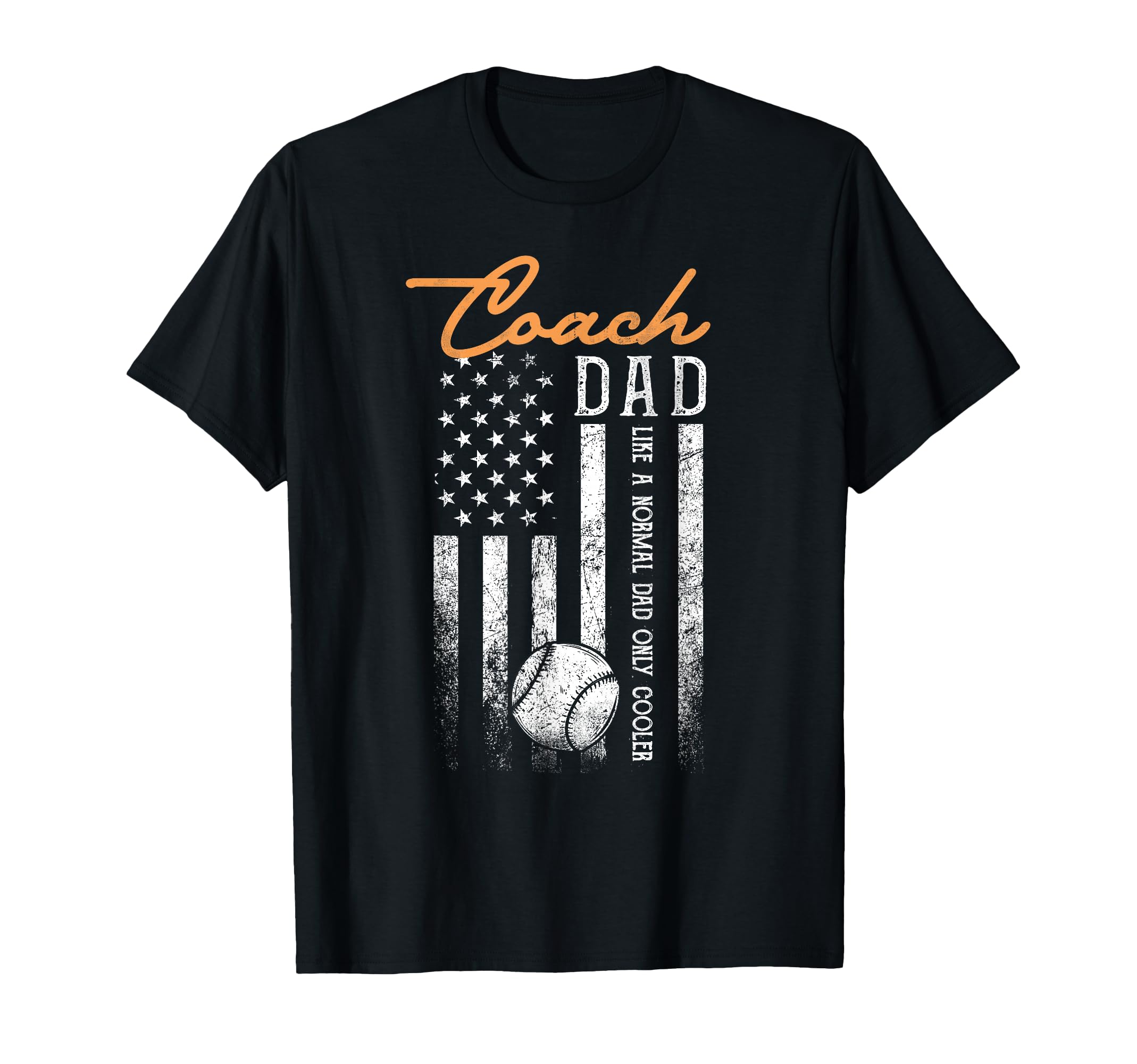 Baseball Coach Dad Like Normal Dad T-Shirt - Fun Novelty Design for Adults - T-Shirt, Sweatshirt, Hoodie