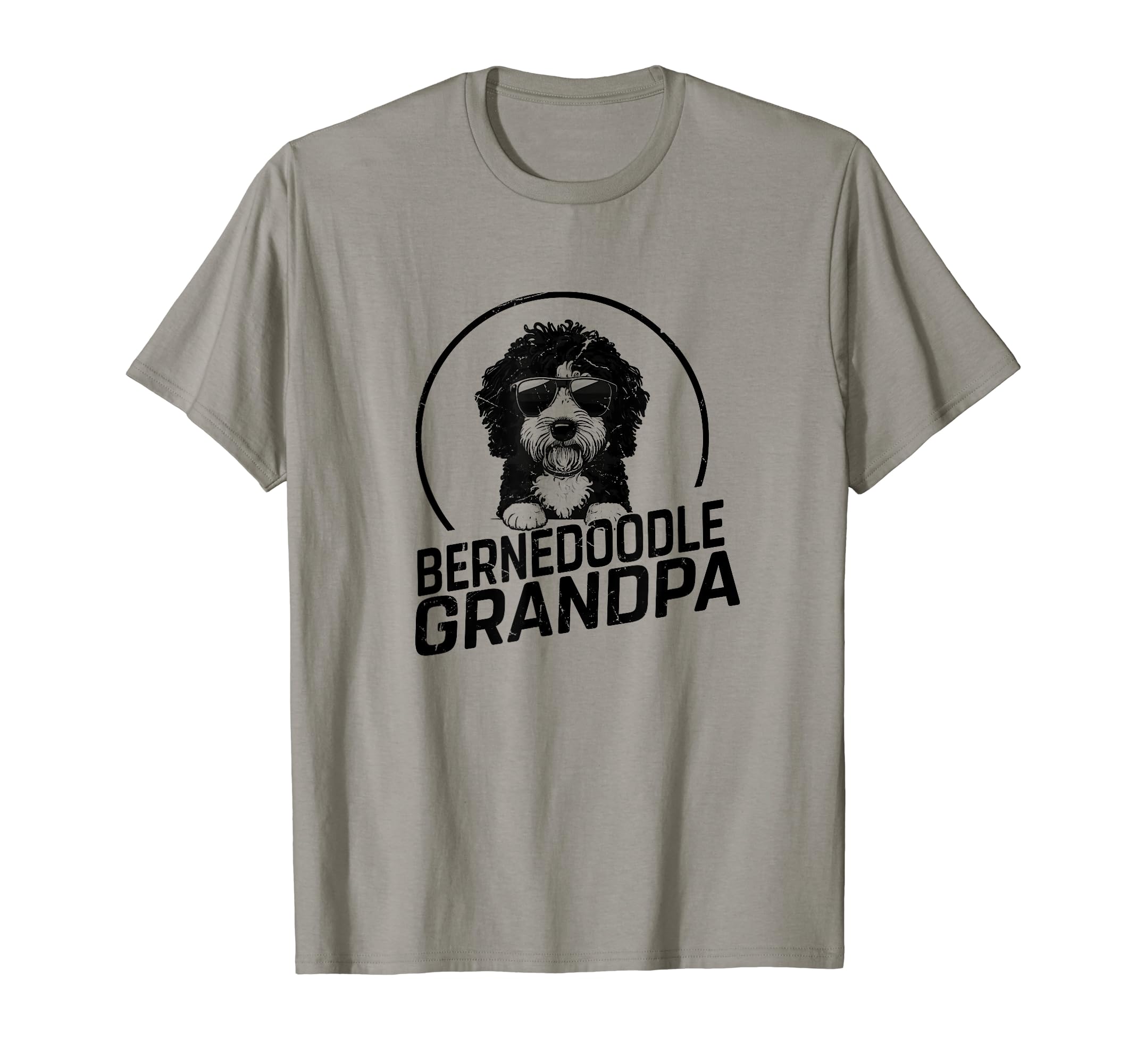 Bernedoodle Dog Grandpa Grand Paw Dog T-Shirt - Unique Graphic for Adults - T-Shirt, Sweatshirt, Hoodie