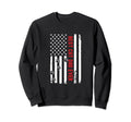 Us Flag Best Cat Dad Ever Sweatshirt - Trendy Graphic Unisex - T-Shirt, Sweatshirt, Hoodie