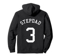 Stepdad Team No 3 Football Soccer Hoodie - Trendy Graphic Men Women - T-Shirt, Sweatshirt, Hoodie