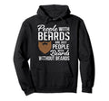 People Beards Funny Bearded Dad Hoodie - Fun Novelty Design for Adults - T-Shirt, Sweatshirt, Hoodie
