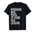 Husband Dad Papa 79 Year Old Legend T-Shirt - Novelty Apparel for Adults - T-Shirt, Sweatshirt, Hoodie