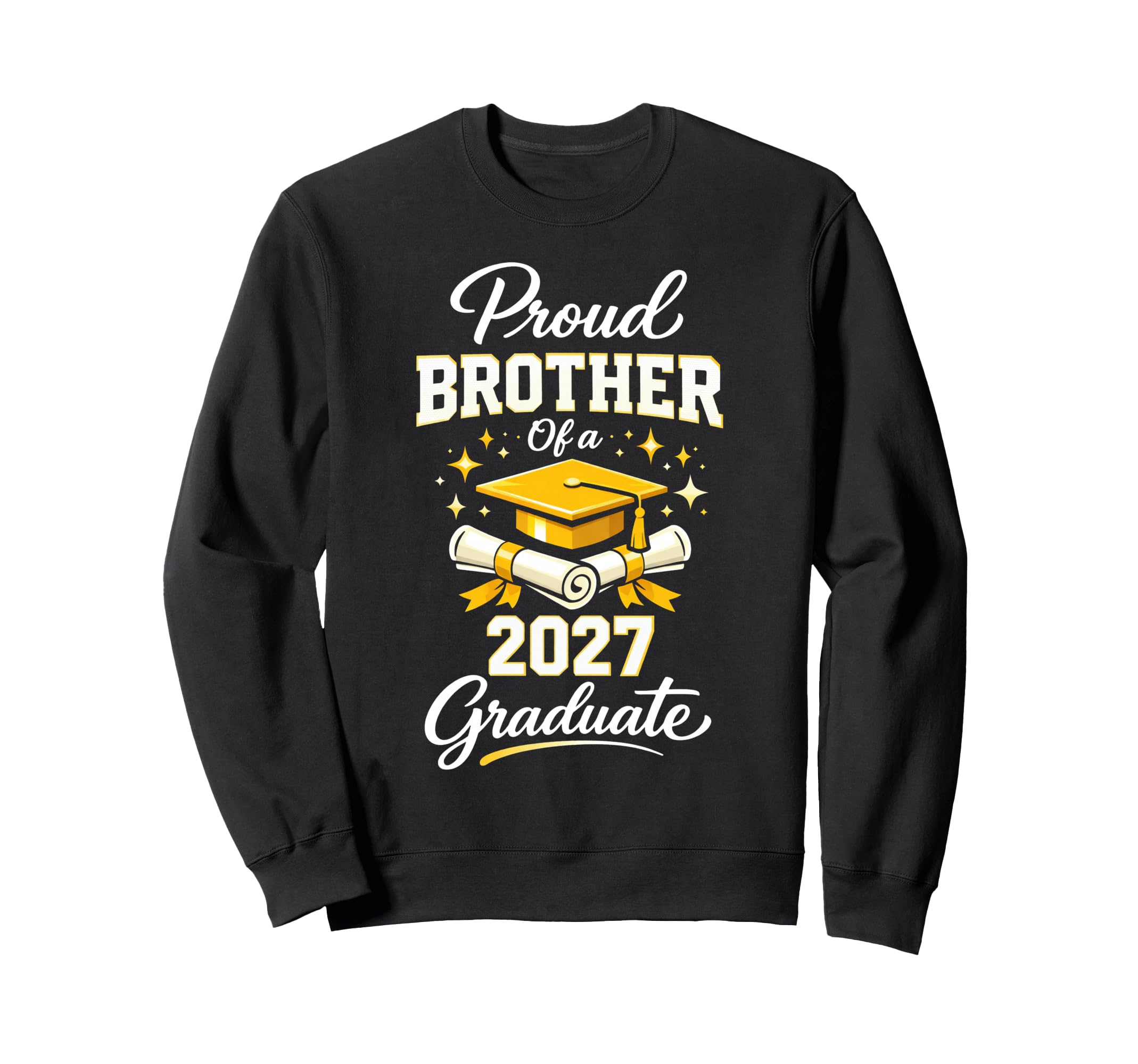 Proud Brother 2028 Graduate Sweatshirt - Unique Graphic for Adults - T-Shirt, Sweatshirt, Hoodie