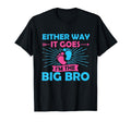 Either Way It Goes Im Big Bro Gender T-Shirt - Minimalist Print for Adults - T-Shirt, Sweatshirt, Hoodie