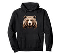 Brown Bear Grizzly Bears Forest Hoodie - Aesthetic Graphic Men Women - T-Shirt, Sweatshirt, Hoodie