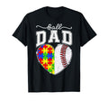 Ball Dad Papa Autism Awareness Day T-Shirt - Unique Graphic Unisex - T-Shirt, Sweatshirt, Hoodie