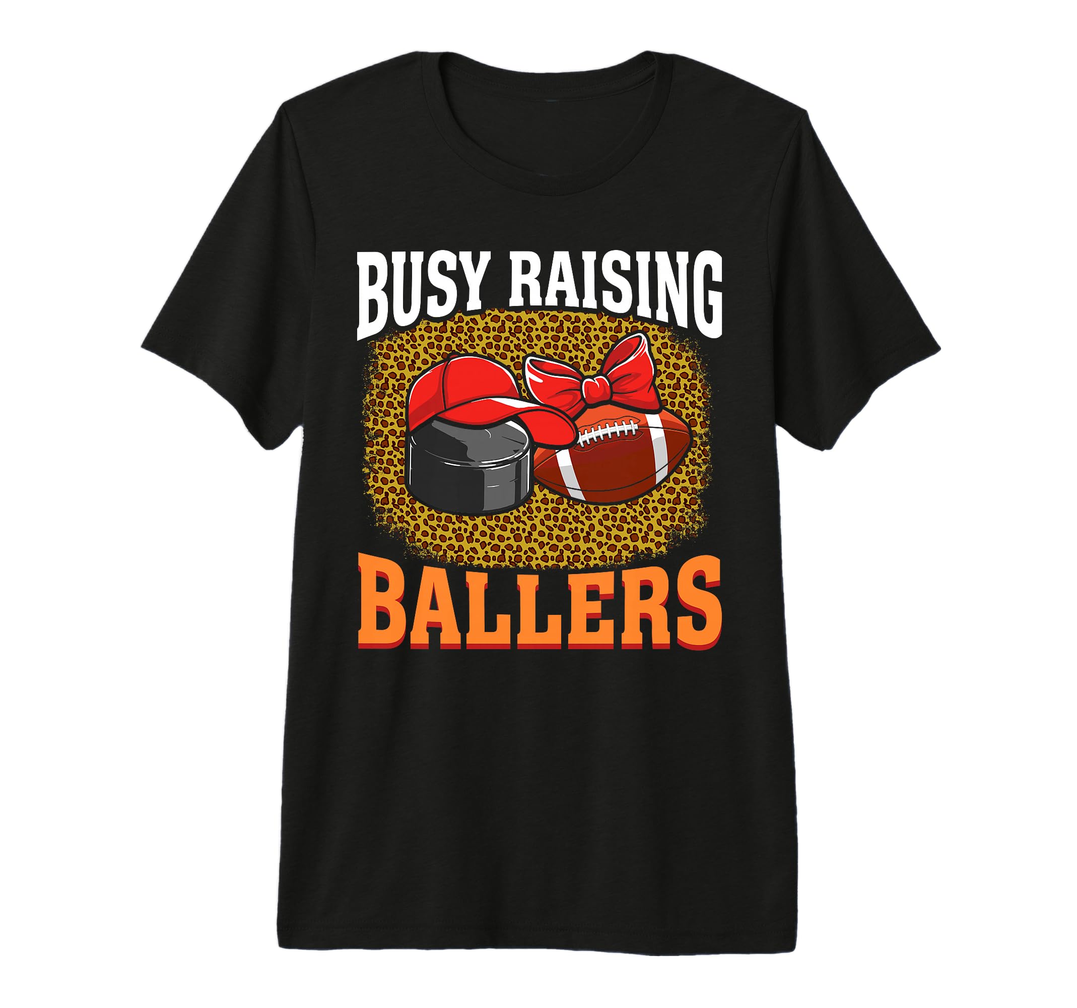 Busy Raising Ballers Hockey T-Shirt - Aesthetic Graphic for Adults - T-Shirt, Sweatshirt, Hoodie