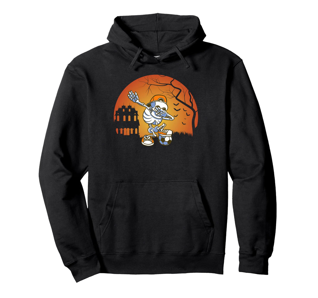 Skeleton Soccer Coach Fan Halloween Sport Hoodie - Streetwear Style Unisex - T-Shirt, Sweatshirt, Hoodie