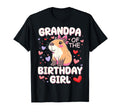 Grandpa Birthday Capybara Family Bday T-Shirt - Minimalist Print Men Women - T-Shirt, Sweatshirt, Hoodie