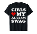 Love My Autism Swag Funny Autistic T-Shirt - Custom Art Print for Adults - T-Shirt, Sweatshirt, Hoodie