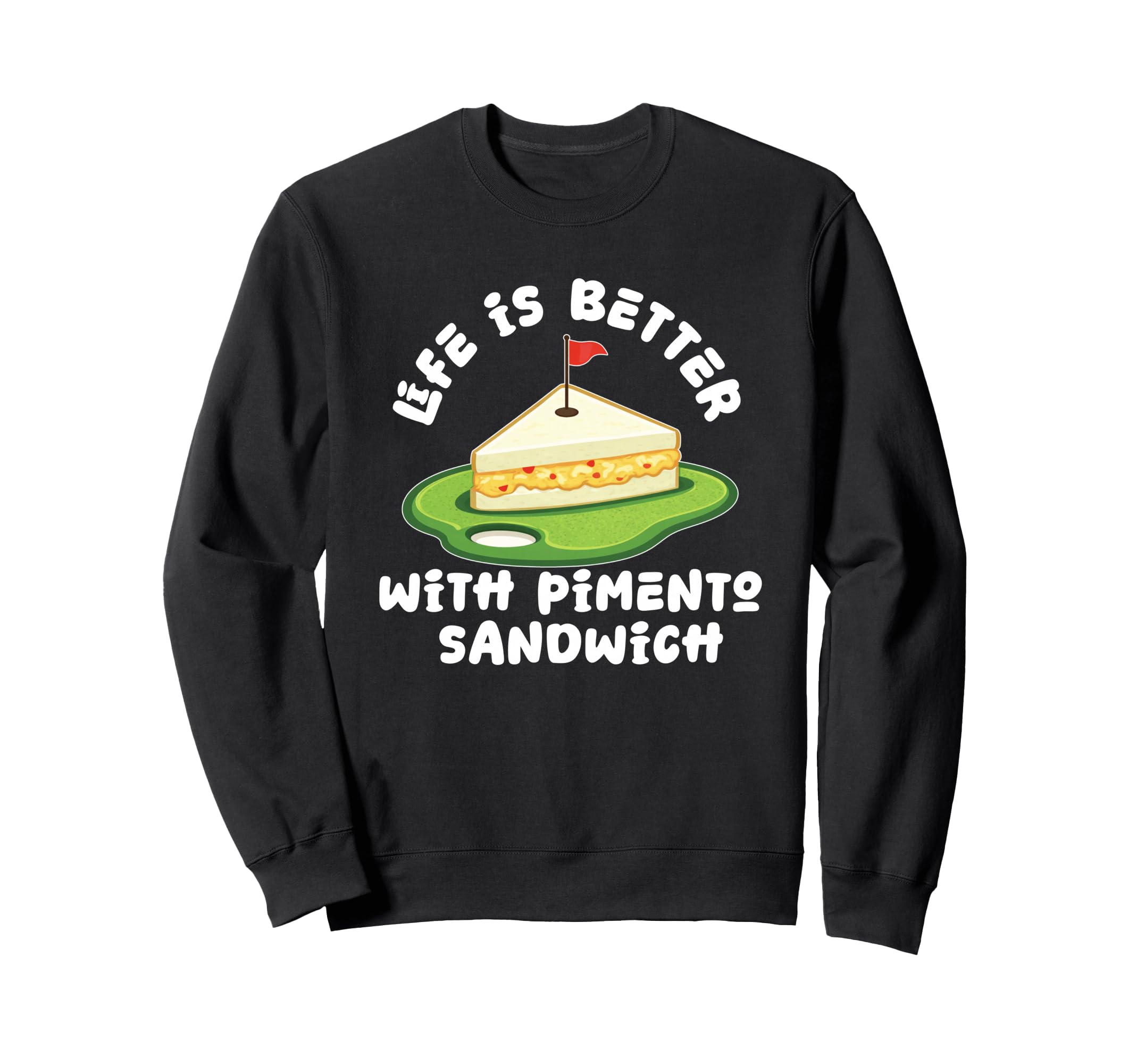 Pimento Cheese Sandwich Golf Dad Sweatshirt - Streetwear Style Unisex - T-Shirt, Sweatshirt, Hoodie